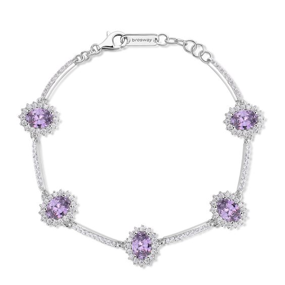 Armband Brosway Dame FANCY - MAGIC PURPLE in Silber FMP43 - FMP43